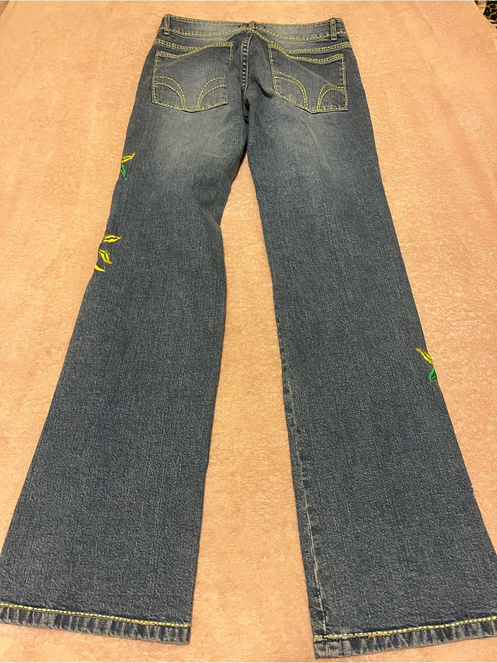 Boston Proper Embroidered Floral Bird Women's Jeans - Picture 3 of 8